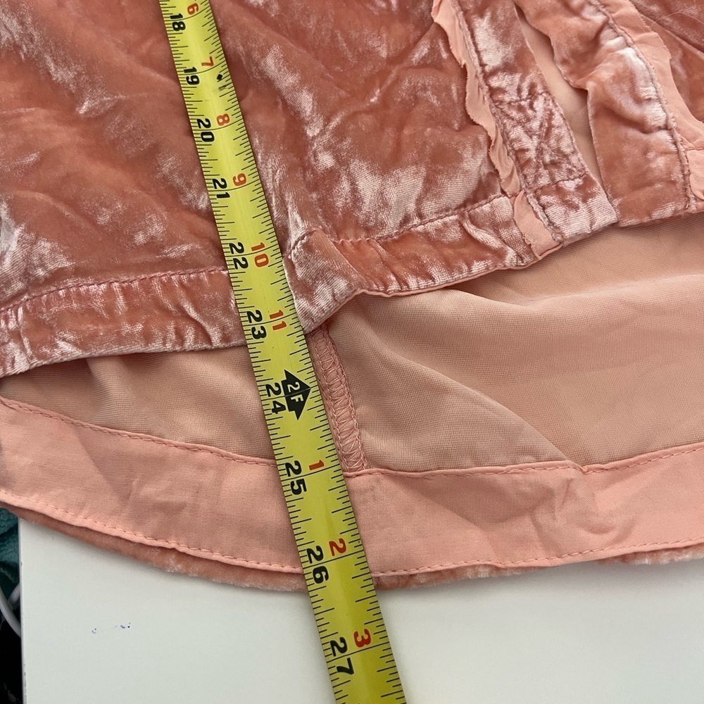 NWOT Free People Marianne Velvet Shirt - Picture 11 of 15